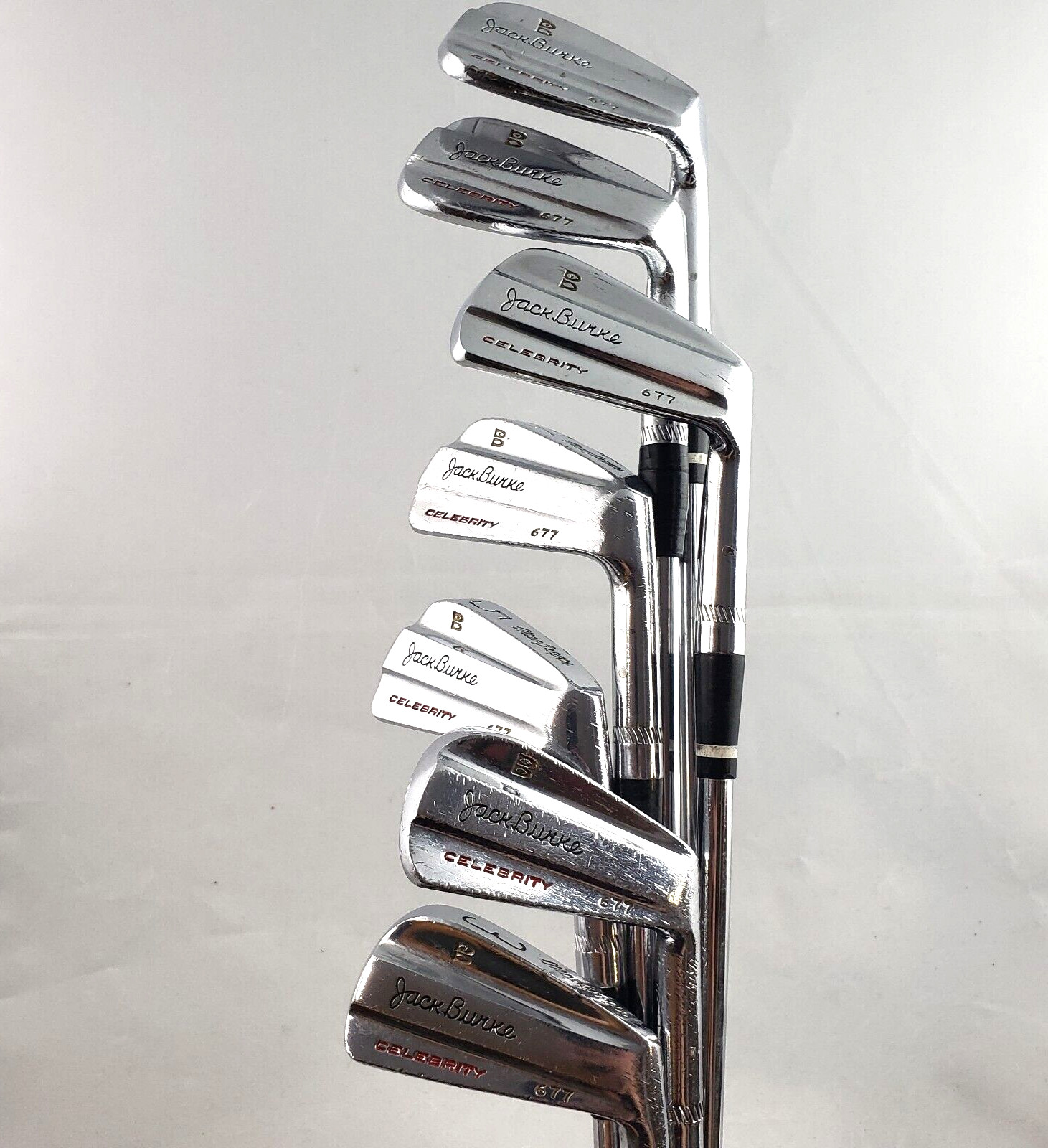 Vintage MacGregor Jack Burke Forged Iron Set 3-9