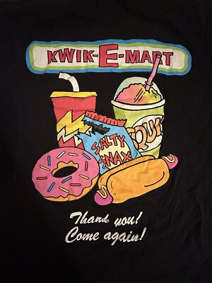 #ad The Simpson BART Simpson Kwik E Mart Tshirt Size Medium $12.00