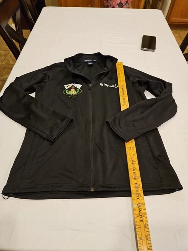 Devon And Jones Medium Men's Black Jacket Culvers Full Zip W/ Pockets  - product listing photo