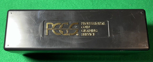 Black PCGS HOLDER BOX (1) Holds 20 Slabbed PCGS Graded Coins