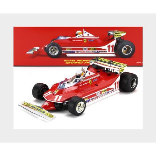1:18 BURAGO Ferrari F1 312T4 #11 Winner Monaco Gp Scheckter +Pilot 1979 BU16814S - Foto 2 di 2