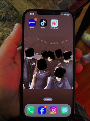 iphone 12 Pro Max with tik tok 