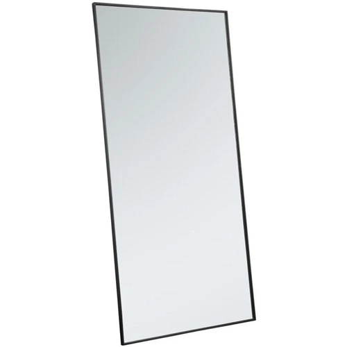 Elegant Decor Eternity 72" x 36" Contemporary Metal Frame Mirror in Black - Picture 3 of 12