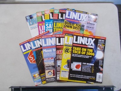 11 LINUX MAGAZINE VARIOUS ISSUES FROM 2005 & 2006