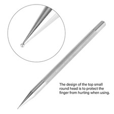 Handmade DIY Stainless Steel Leather Scriber Positioning Pen Marking Tool