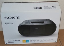 Sony CFD-S70 New in Opened Box CD Player Cass...