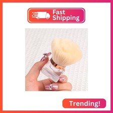 ANGNYA Dust Brush for Acrylic Nails - White Rose Soft Nail Art Powder Remover an