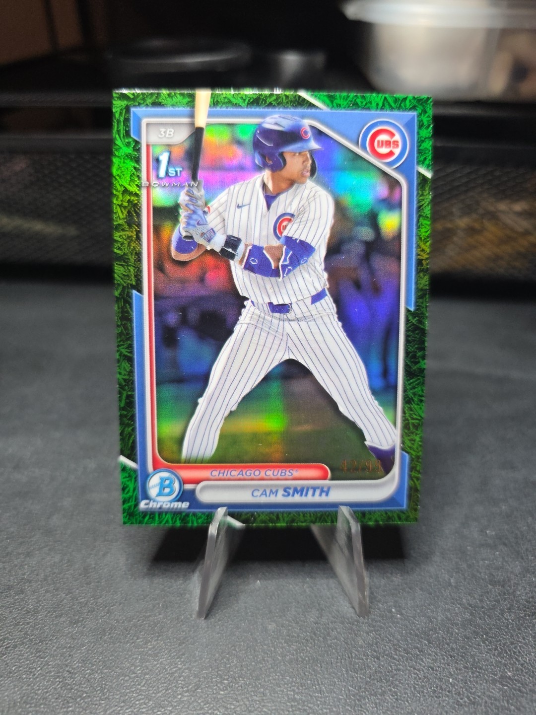 2024 Bowman Draft Chrome-Cam Smith #BDC-67 Green Grass Refractor /99