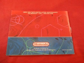 Teleroboxer Nintendo Virtual Boy Instruction Manual Booklet ONLY