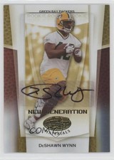 2007 Leaf Certified Materials Mirror Gold Signatures 11/25 DeShawn Wynn Auto t8i