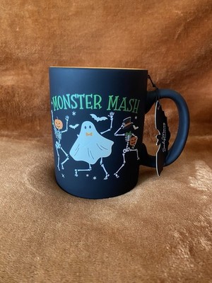 Monster Mash Soft Touch Becher Tasse Skelett Kürbis Geist Halloween Tj Tk Maxx