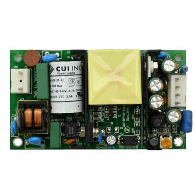 CUI INC VOF-25-12 Power Supply 25W Max 100-240VAC 0.7A 50/60Hz, 12V 2.0A Output