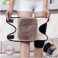 1PC Winter Warm Knee Pad Thick Plush Thermal Leg Warmer