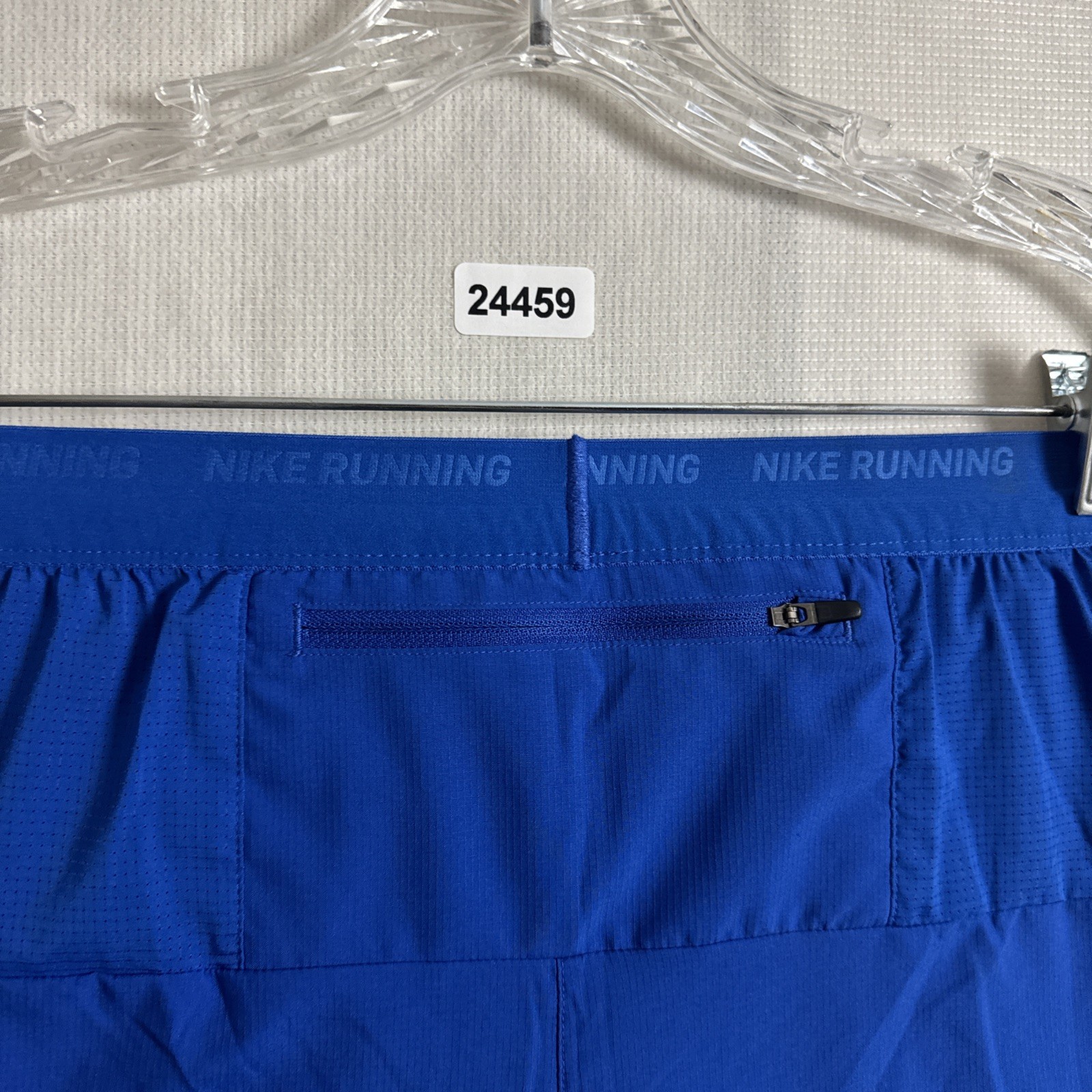 Nike Men's Size Medium Solid Blue Flex Stride 5" … - image 5