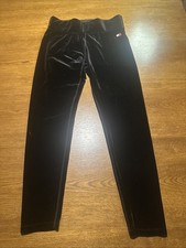 Tommy Hilfiger Women's Sport Pants Medium Black 93 Polyester 7 Elastane