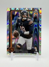 Caleb Williams 2025 Topps Chrome #52 Raywave Refractor  Chicago Bears
