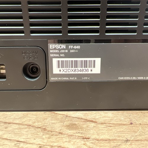 Epson FastFoto FF-640 High-Speed Photo Document Scanner TESTED No Top Tray No AC - Picture 4 of 5