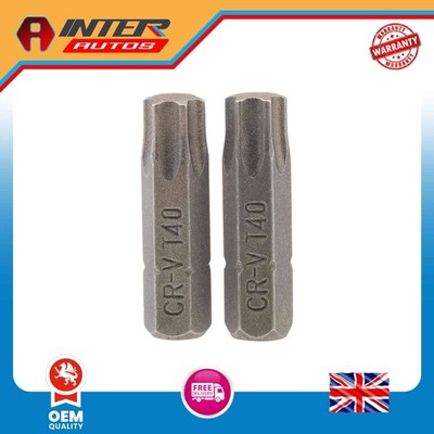 Draper TX-STAR  Wendeplatten-Bit, 1-4'' Sechskant, 25 mm lang, T40 (2er Pack) 66437