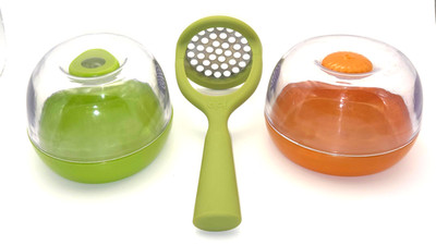 JOIE Avocado and Onion Refrigerator Storage Containers / Avocado Masher