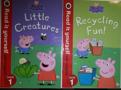 Peppa Pig:2 Bücher Titel lt.Foto Read It Yourself with Ladybird Level 1 Englisch