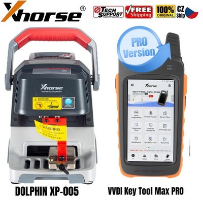 Xhorse Dolphin XP-005 XP005 C.utt Machine With M5 Clamp & VVDI Key Tool Max Pro