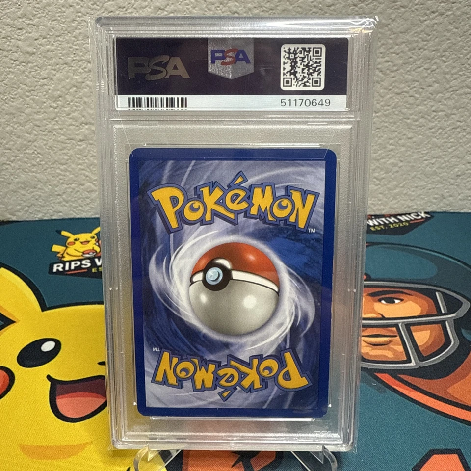 2000 POKEMON ROCKET #3 DARK BLASTOISE-HOLO PSA 8 - Image 2 of 2