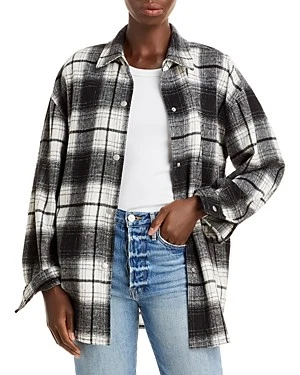 Steve Madden Womens Sophia Flannel Plaid 824386201444 XSmall RT $79 #2