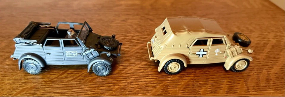TWO (2) 1:43 GERMAN VEHICLES - KUBELWAGENS - HONGWELL - Image 4 of 4