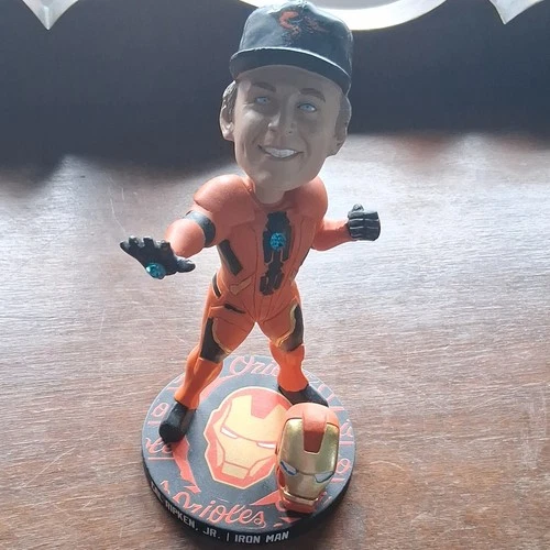 Marvel Iron Man Cal Ripken Baltimore Orioles Bobblehead Collectible Figure