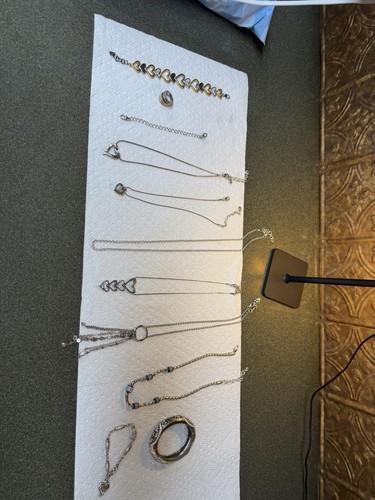 Brighton Jewelry Mixed Lot: Necklaces Bracelets Rings 10pc