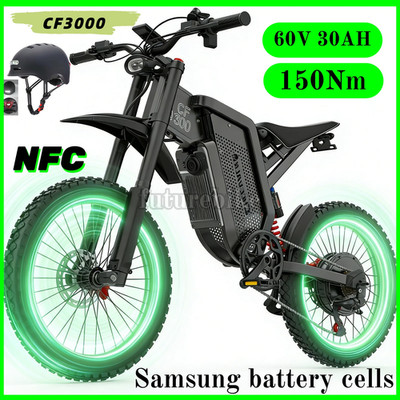 CHEEVALRY CF3000 Dirtbike 60V30Ah Motorcross 3KW Elektro Enduro Motorrad 75km/h
