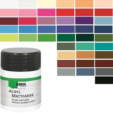 ( 75,00/L) 50 ml KREUL Acryl Mattfarbe 40 Far...