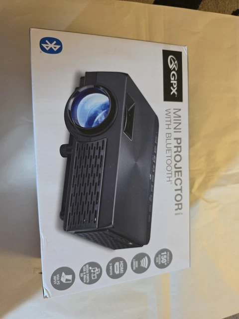 GPX Mini Projector With Bluetooth Projection Brand New !