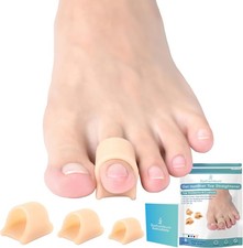 Byehambuni Hammer Toe Straightener, 6 Pack Corrector SML, Beige