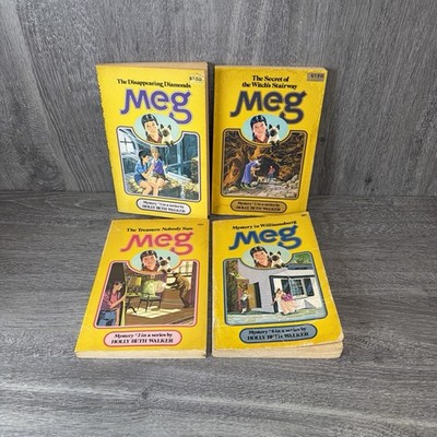 Lot Of 4 Meg Books Holly Beth Walker Vintage Golden Press 1978