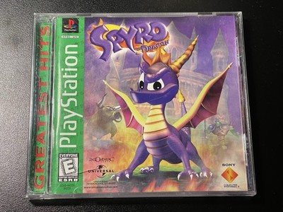 Spyro The Dragon Greatest Hits - Sony Playstation PS1 Tested Authentic Complete!