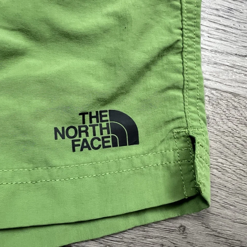 Traje de baño North Face de nailon con cordón verde para hombre M 7" entrepierna Foto 3 de 4