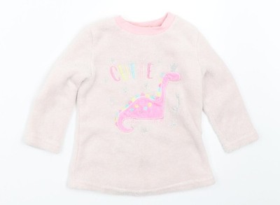 Pyjama-Oberteil Mädchen UK Größe 2-3 Jahre Dream Big Pink Oberteil