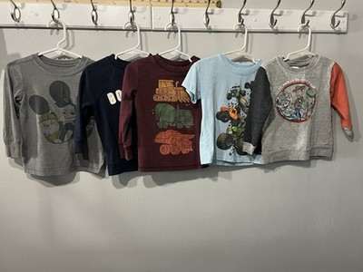 2t boys clothes lot; Old Navy; Disney; MonsterJam; Peyton & Parker; Jumping bean
