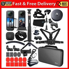 Accessories Kit for Insta360 X5 / X4 Camera Mount Bundle with Magnetic Mount Car
