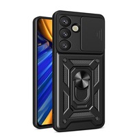 Realme P3 Pro 5G Hybrid Armor Camshield HüLle Mit StäNder Und Kameraschutz – Sch