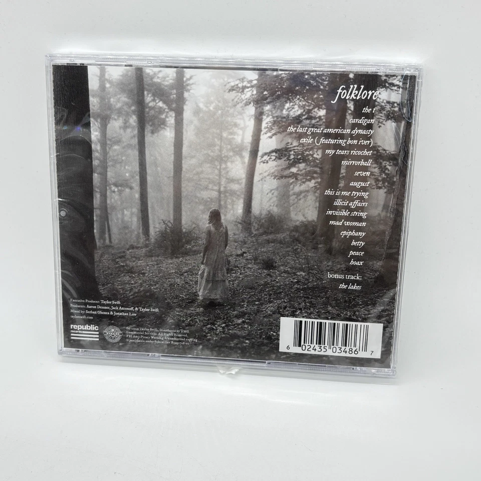 Taylor Swift Folklore Hide And Seek Edition 2020 Republic Records CD New Sealed - Image 2 of 4