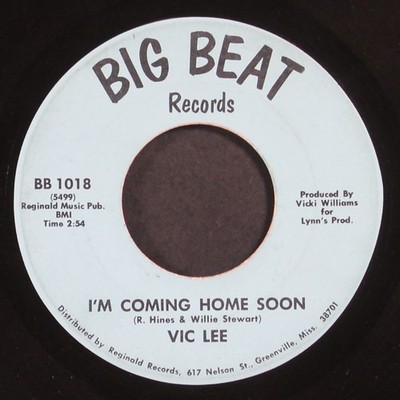 VIC LEE: i'm coming home soon / minit skirt BIG BEAT 7'' Single 45 RPM
