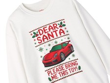 Porsche GT3 Christmas Sweatshirt Car Sweater Day Holiday Dad Gift Classic Racing