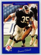 1991 JOGO CFL Bruce Elliott Toronto Argonauts #218