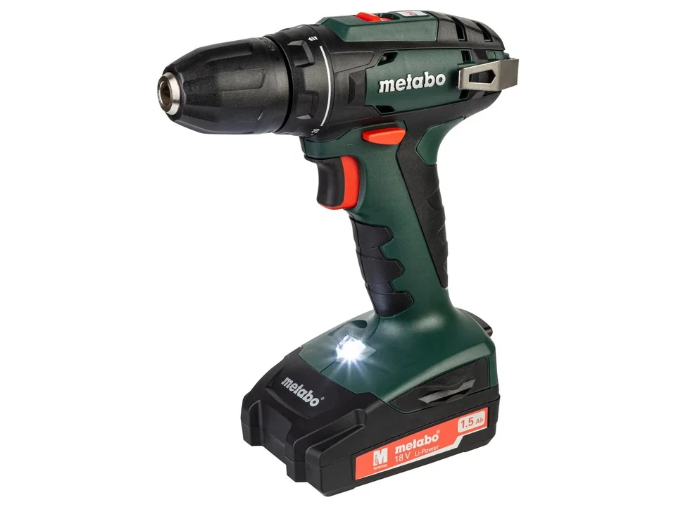 Perceuse visseuse METABO 2 batteries 18 V 2 Ah Li-ion - Photo 3/4