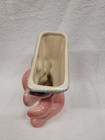 6 1/4" TEDDY BEAR W BASKET ON BACK PLANTER BY ROYAL COPLEY, ROYAL WINDSOR — photo 2