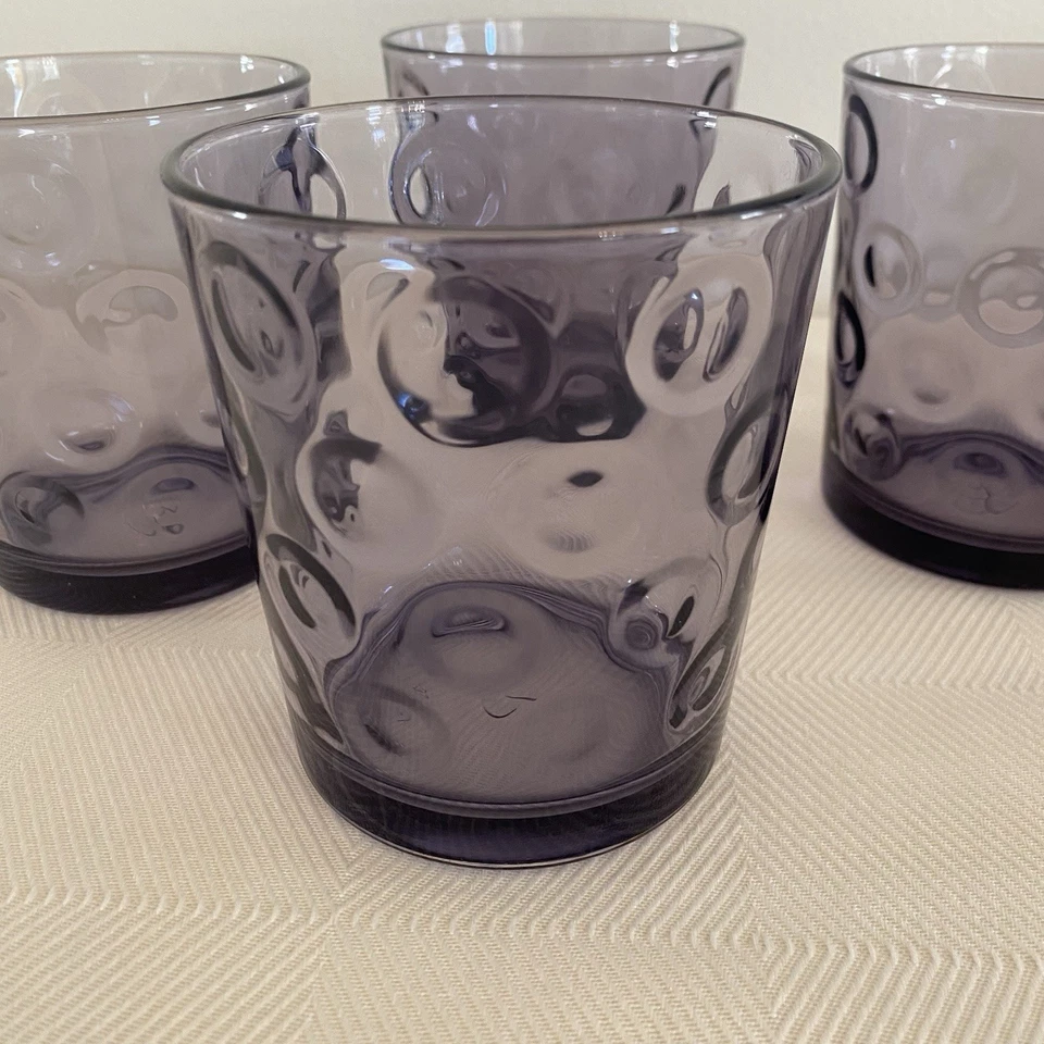 CONJUNTO DE 4 ou 8 copos de coquetel ametista roxo Pasabahce - Imagem 2 de 4