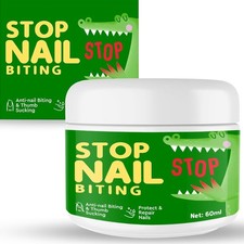 Stop Nail Biting Treatment All Natural Organic Herbs Bitter Oil 60ml BB 11/26