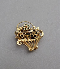 Broche Or 18 Carats Avec Rosace En Diamants 0,50 Carat - 5,65 G - Occasion, Or Jaune